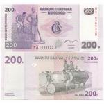 200 Francs 2007 Kongo