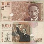 1000 Pesos 2009 Kolumbia