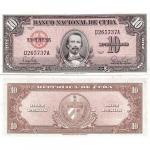10 Pesos 1960 Kuba