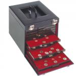 Koženkový box na kazety  s mincami řady MB