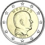 2 EURO - obehová minca Monako 2021