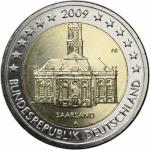 2 EURO Nemecko 2009 - Spolková krajina Sársko A