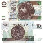 10 Zlotych 2016 Poľsko