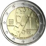 2 EURO - The European Capital of Culture 2012, the city of Guimar&#227;es in the North of Portugal