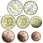 Sada obehových Euro mincí Chorvátsko 2023