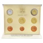 Vatikan offizieller Kursmünzensatz 2017
