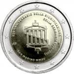 SAN MARINO Blister BU 2 Euro PINTURICCHIO 2013 Rome feu_851193 Euro coins