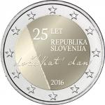 2 EURO Slovinsko 2016 - Nezávislosť