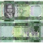 1 Pound 2011 Južný Sudán