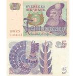 5 Kronor 1977 Švédsko