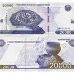 20 000 Sum 2021 Uzbekistan