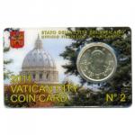 50 Cent - obehová minca Vatikán 2011 - Coincard 2