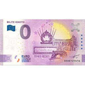 0 Euro Souvenir Taliansko 2022 - Milite Ignoto
Click to view the picture detail.