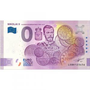 0 Euro Souvenir Fínsko 2020 - Nikolai II
Klicken Sie zur Detailabbildung.