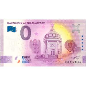 0 Euro Souvenir Slovensko 2020 - Mauzóleum Andrássyovcov
Klicken Sie zur Detailabbildung.