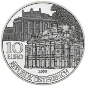 10 EURO Rakúsko 2005 - Burgtheater - Proof
Klicken Sie zur Detailabbildung.