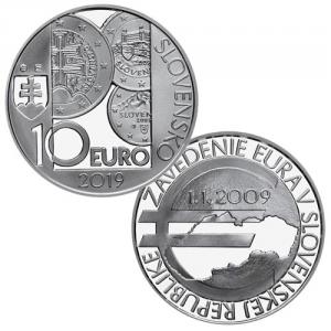 10 EURO Slovensko 2019 - Zavedenia eura
Click to view the picture detail.
