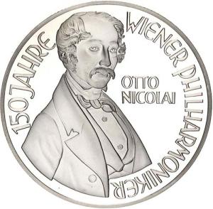 100 Schilling Rakúsko 1992 - Otto Nicolai
Klicken Sie zur Detailabbildung.
