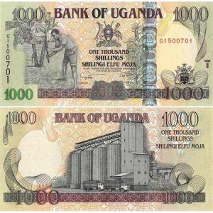 1000 Shillings 2009 Uganda
Klicken Sie zur Detailabbildung.