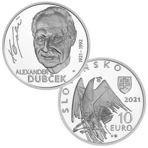 10 EURO Slovensko 2021 - Alexander Dubček
Klicken Sie zur Detailabbildung.