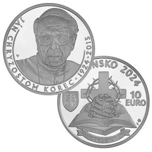 10 EURO Slovensko 2024 - Ján Chryzostom Korec
Klicken Sie zur Detailabbildung.