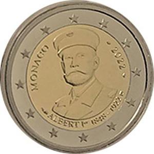 2 EURO Monako 2022 - Princ Albert I. - Proof
Klicken Sie zur Detailabbildung.