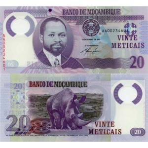 20 Meticais 2011 Mozambik
Click to view the picture detail.