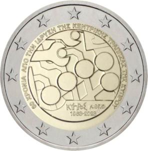 2 EURO Cyprus 2023 -  Centrálna banka
Click to view the picture detail.