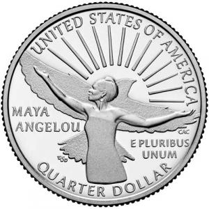 25 Cent USA 2022 - Maya Angelou
Klicken Sie zur Detailabbildung.