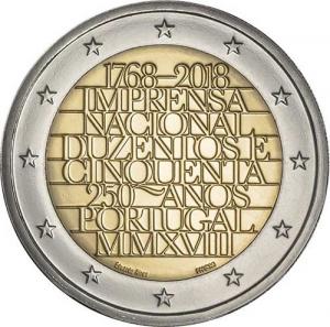 2 EURO Portugalsko 2018 - Portugalská mincovňa
Klicken Sie zur Detailabbildung.