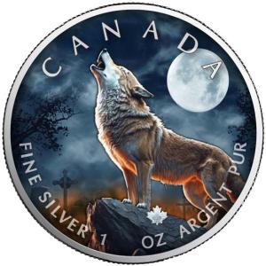 5 Dollars Kanada 2023 - Howling Wolf
Klicken Sie zur Detailabbildung.