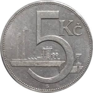 5 Koruna Československo 1938
Klicken Sie zur Detailabbildung.