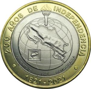 500 Colones Kostarika 2021 - Nezávislosť
Click to view the picture detail.