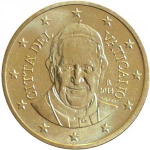50 Cent - obehová minca Vatikán 2014 František
Klicken Sie zur Detailabbildung.