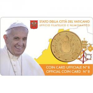 50 Cent - obehová minca Vatikán 2017 - Coincard
Click to view the picture detail.