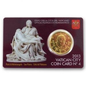 50 Cent - circulation coin of Vatican 2013 - Coincard
Click to view the picture detail.