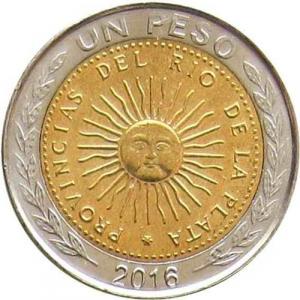 1 Peso Argentína 2016
Klicken Sie zur Detailabbildung.