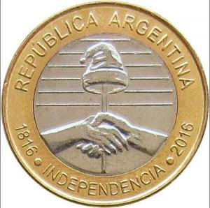 2 Pesos Argentína 2016 - Nezávislosť
Click to view the picture detail.