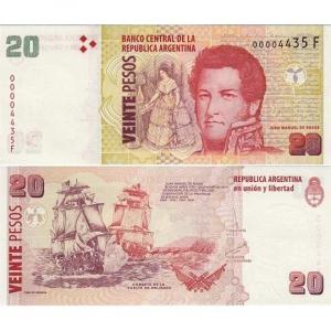 20 Pesos 2012 Argentína
Click to view the picture detail.