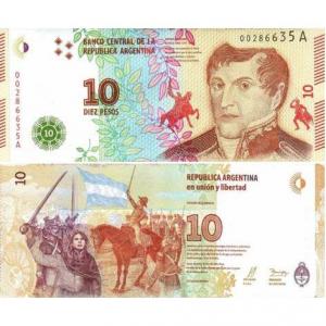 10 Pesos 2016 Argentína
Click to view the picture detail.