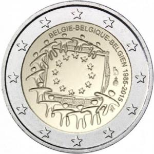 2 EURO Belgicko 2015 - EU vlajka
Click to view the picture detail.