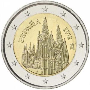2 EURO - commemorative coin Spain 2012 - Burgos
Click to view the picture detail.