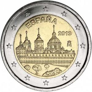 2 EURO - commemorative coin Spain 2013 - El Escorial
Click to view the picture detail.