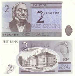 2 Krooni 1992 Estónsko
Kliknutím zobrazíte detail obrázku.