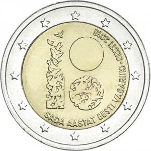 2 EURO Estónsko 2018 - 100. výročie nezávislosti
Klicken Sie zur Detailabbildung.