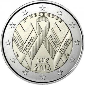 2 EURO Francúzsko 2014 - AIDS
Klicken Sie zur Detailabbildung.