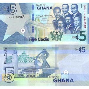 5 Cedis 2022 Ghana
Click to view the picture detail.