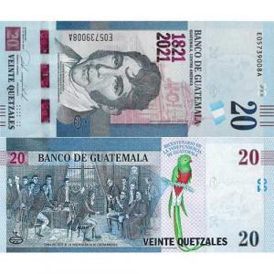 20 Quetzales 2020 Guatemala
Click to view the picture detail.