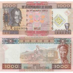1000 Francs 2010 Guinea
Klicken Sie zur Detailabbildung.
