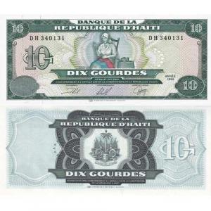 10 Gourdes 1999 Haiti
Click to view the picture detail.